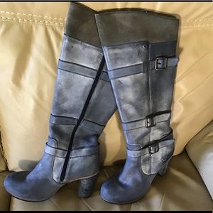Caterpillar ShonElle Blue/Grey Boots